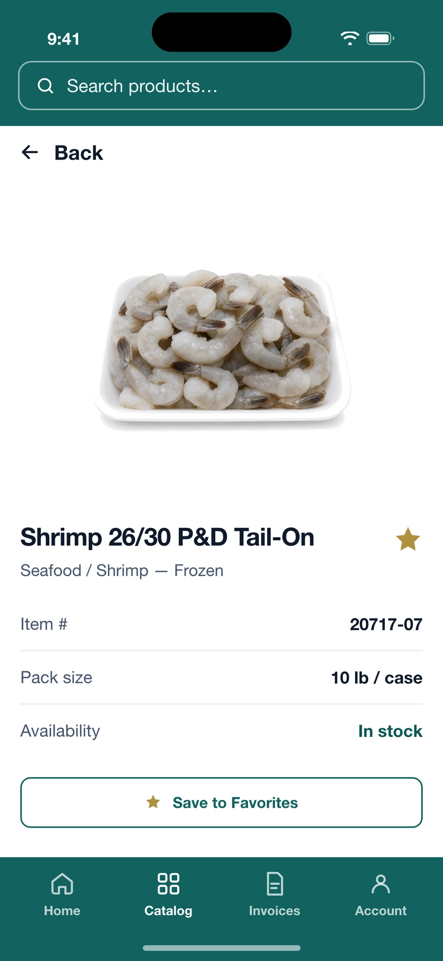 Item detail